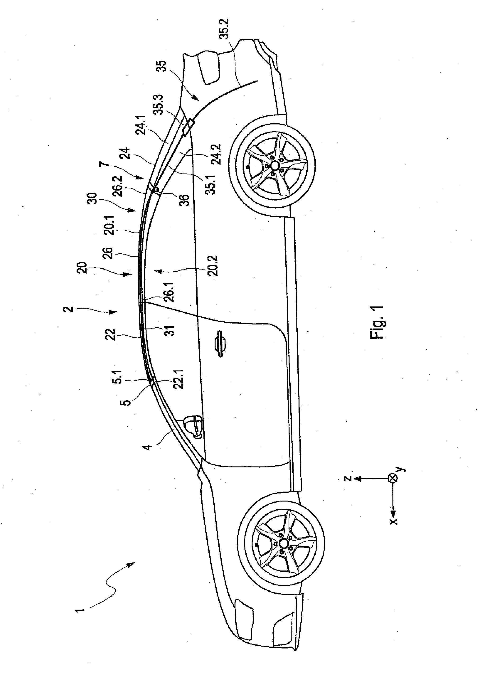 Top for an openable vehicle roof