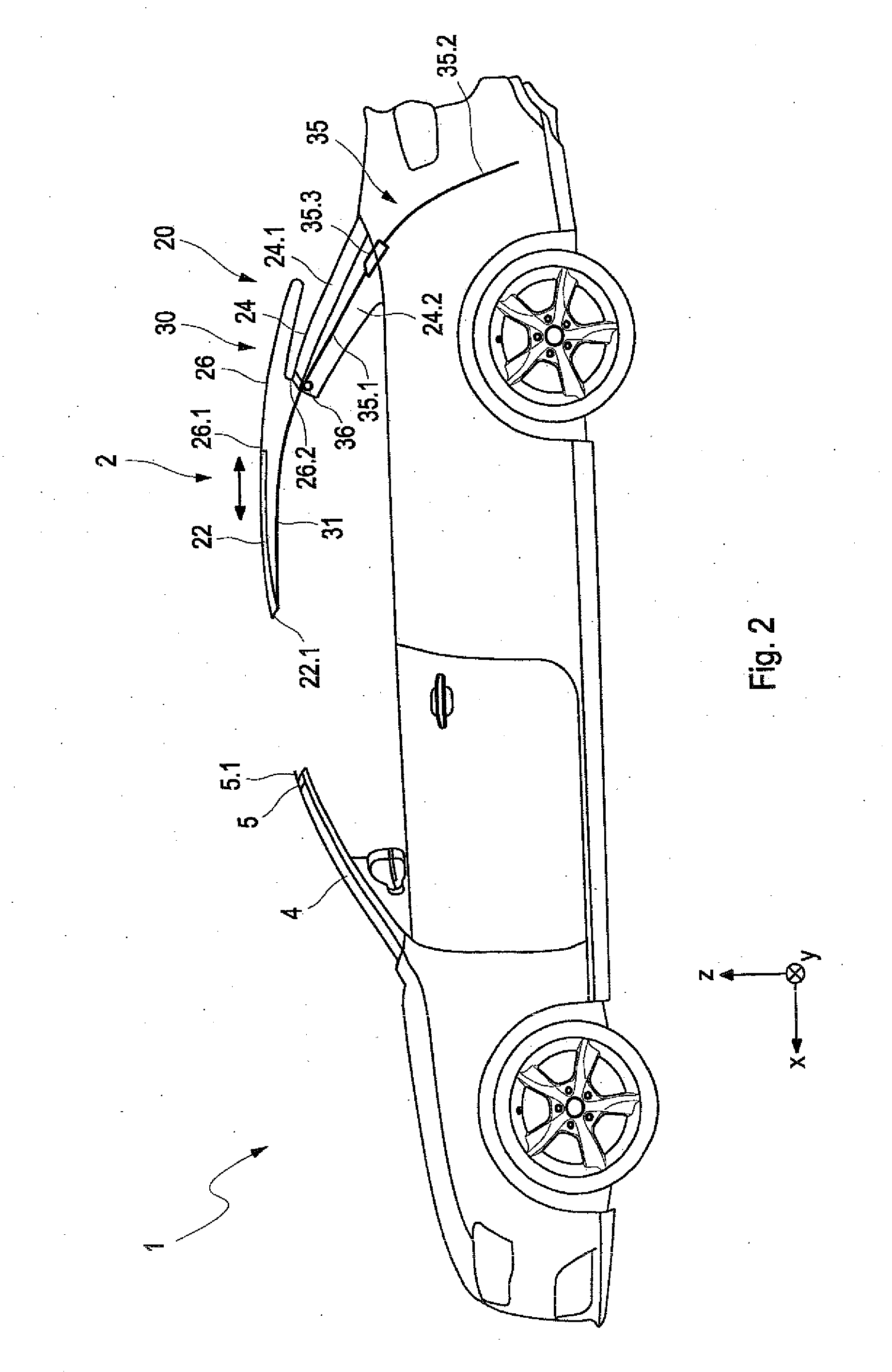 Top for an openable vehicle roof