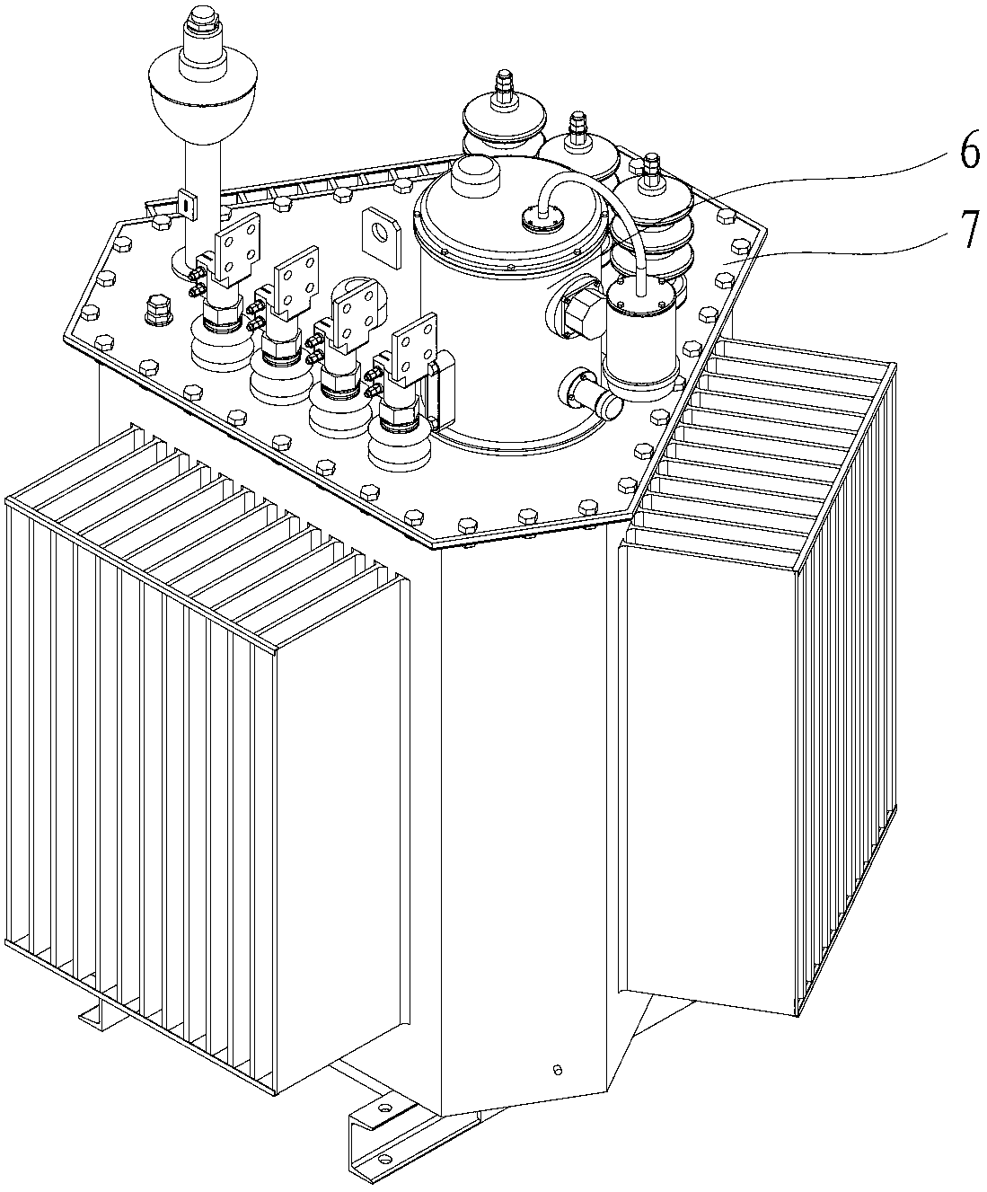 Energy-saving transformer with self-adaptation function