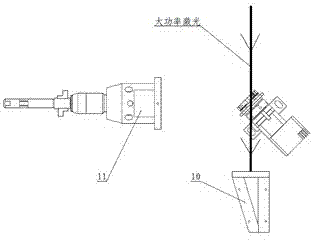 Method of realizing slow rise and slow drop control on laser output power