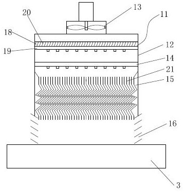 Monomer primary curing circulating water cooling system