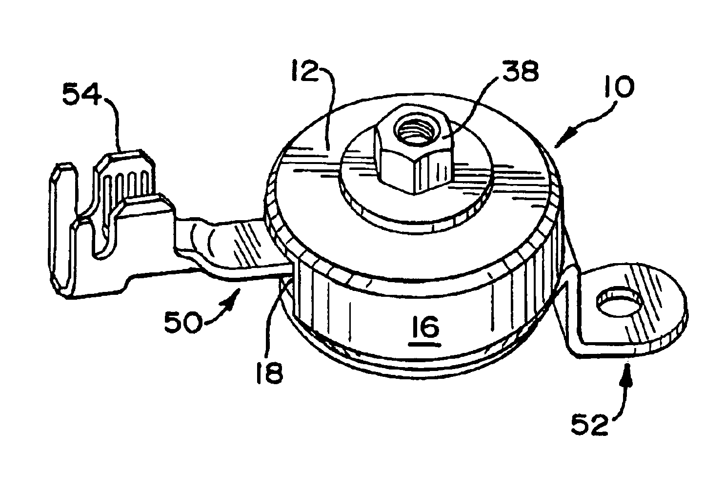 Fuse holder with adjustable terminals