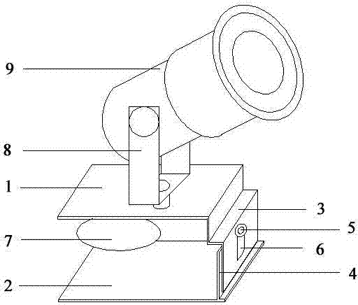 Clip-on led flood light