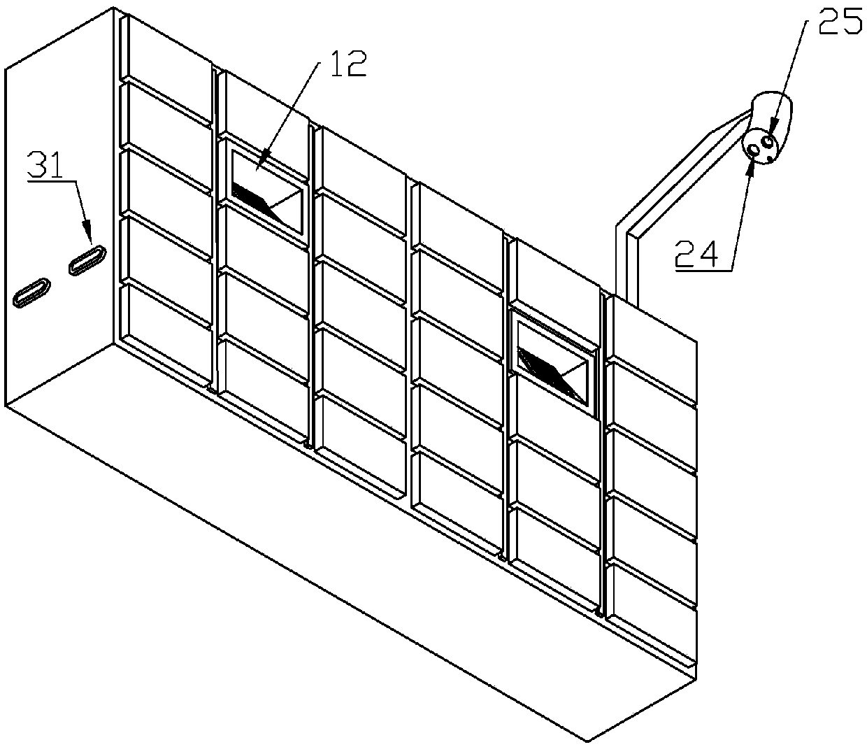 Intelligent shared locker based on code scanning