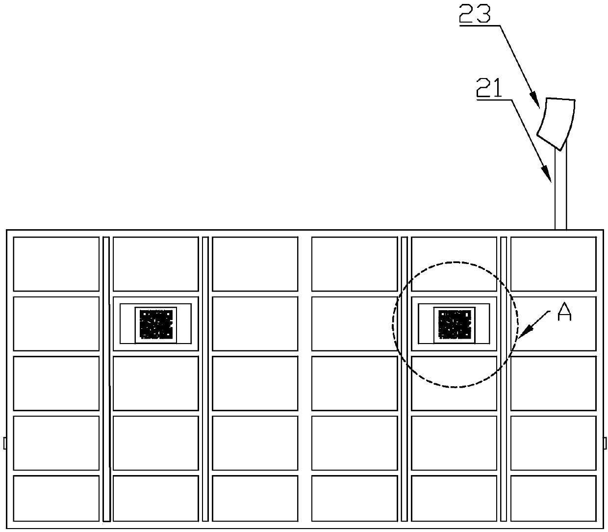 Intelligent shared locker based on code scanning