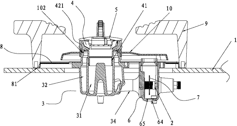 Tempering-resistant air adjusting type gas stove with upper air inlet