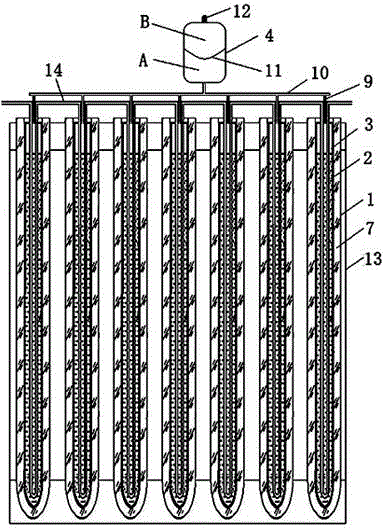 Vacuum pipe phase change heat storage solar water heater