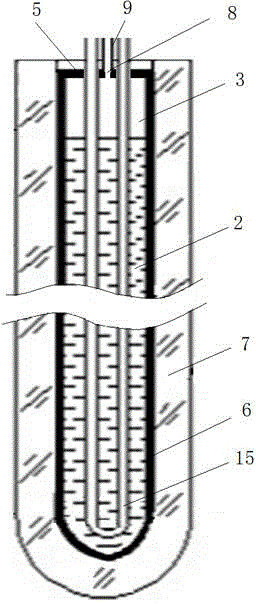 Vacuum pipe phase change heat storage solar water heater