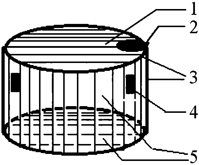 An environmentally friendly instant fresh-cut fruit and vegetable preservation box and preservation method thereof