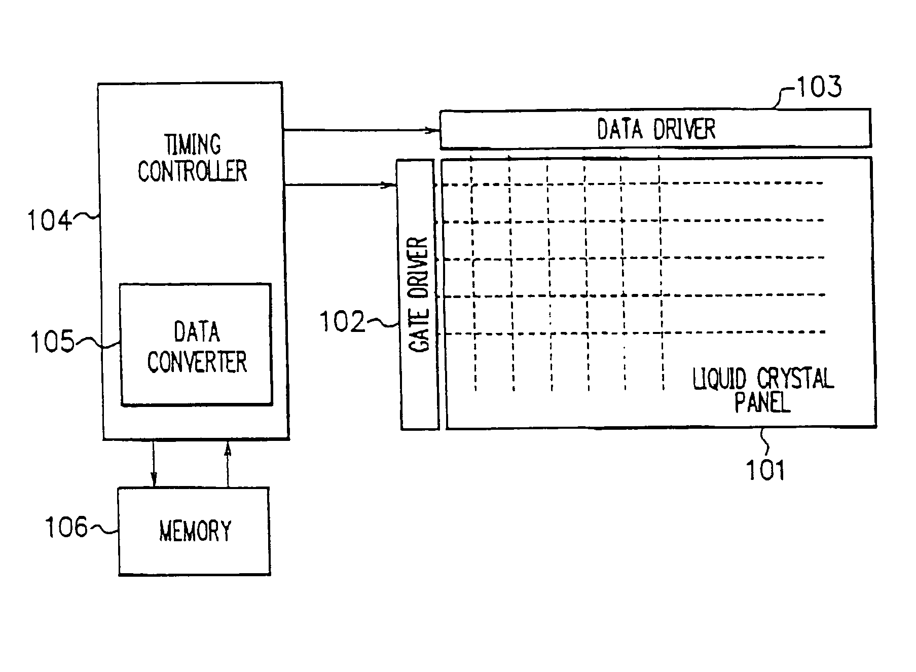 Liquid crystal display device having a plurality of subfields