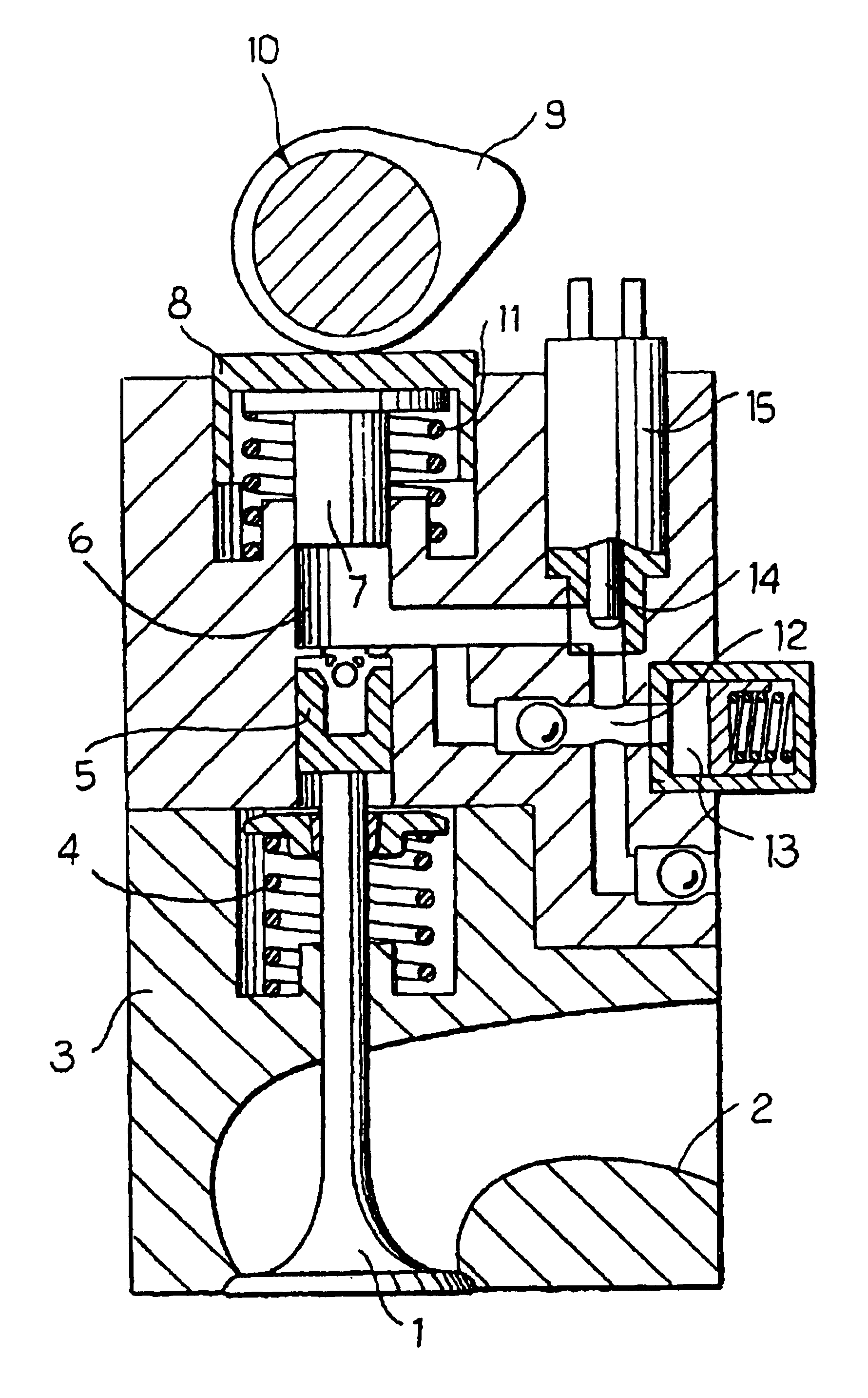 Multi-cylinder diesel engine with variably actuated valves