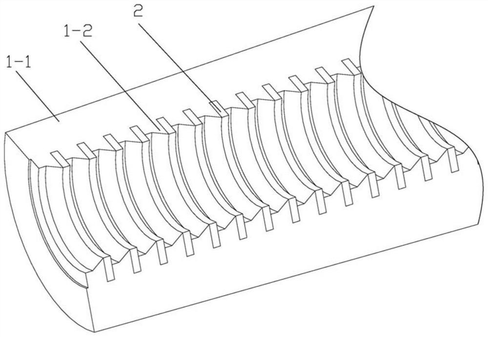 Cartridge holder clamping petal of carbon fiber composite armor-piercing bullet and forming method and forming die thereof