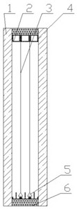 Hanging film hollow glass and manufacturing method thereof