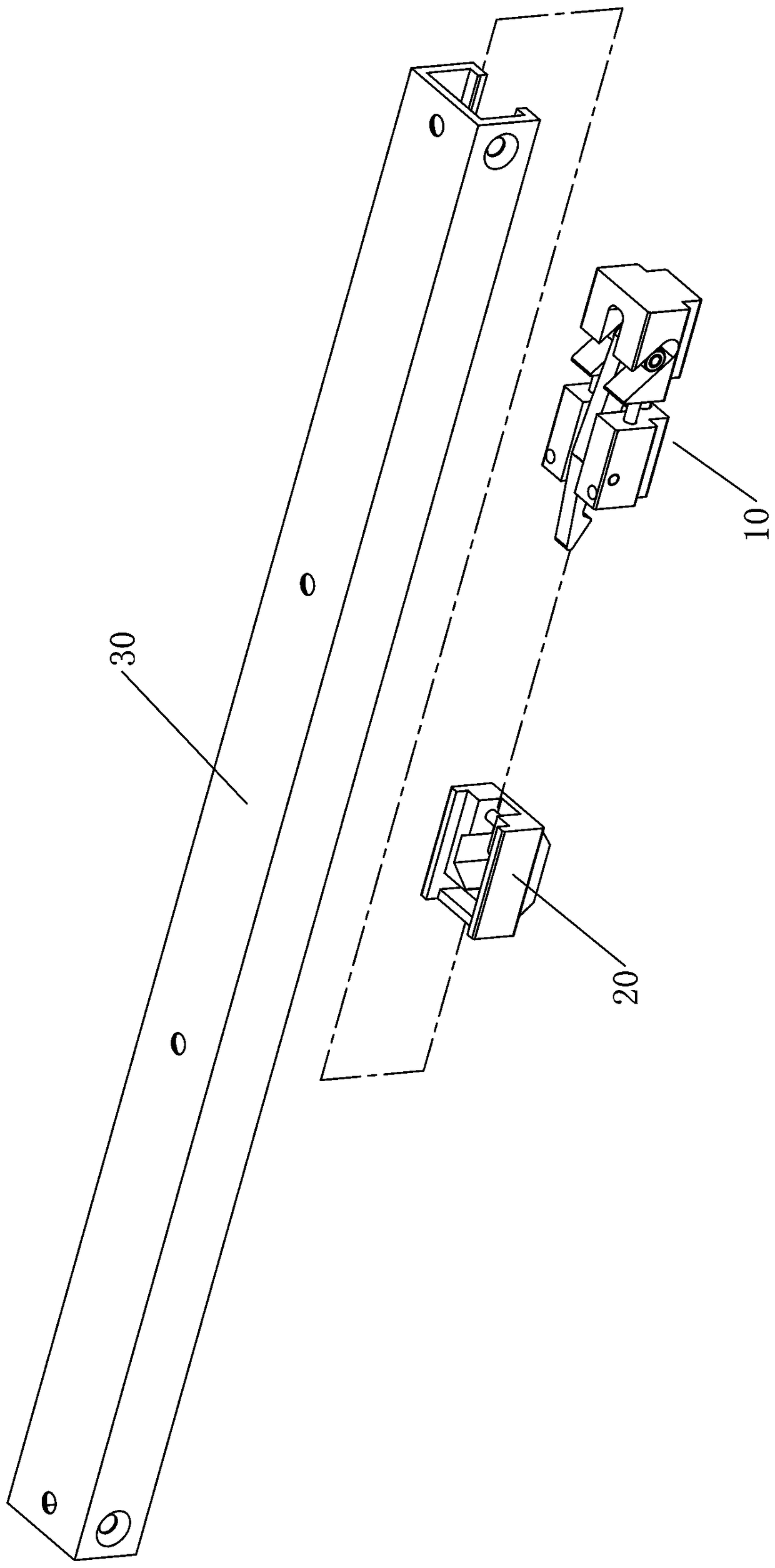 Door closer or temperature control slide rail of door closer