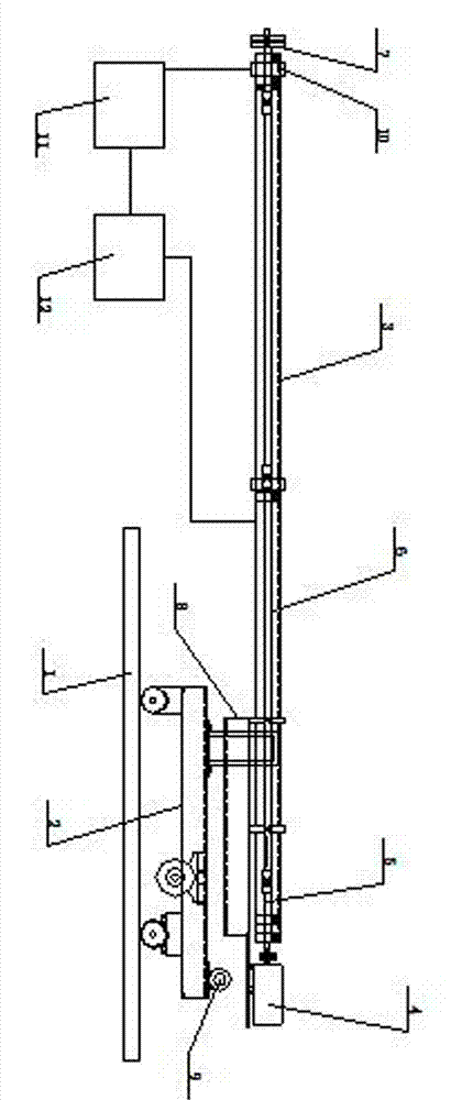 Steel tube inner wall grinding device with water spraying dust removal function