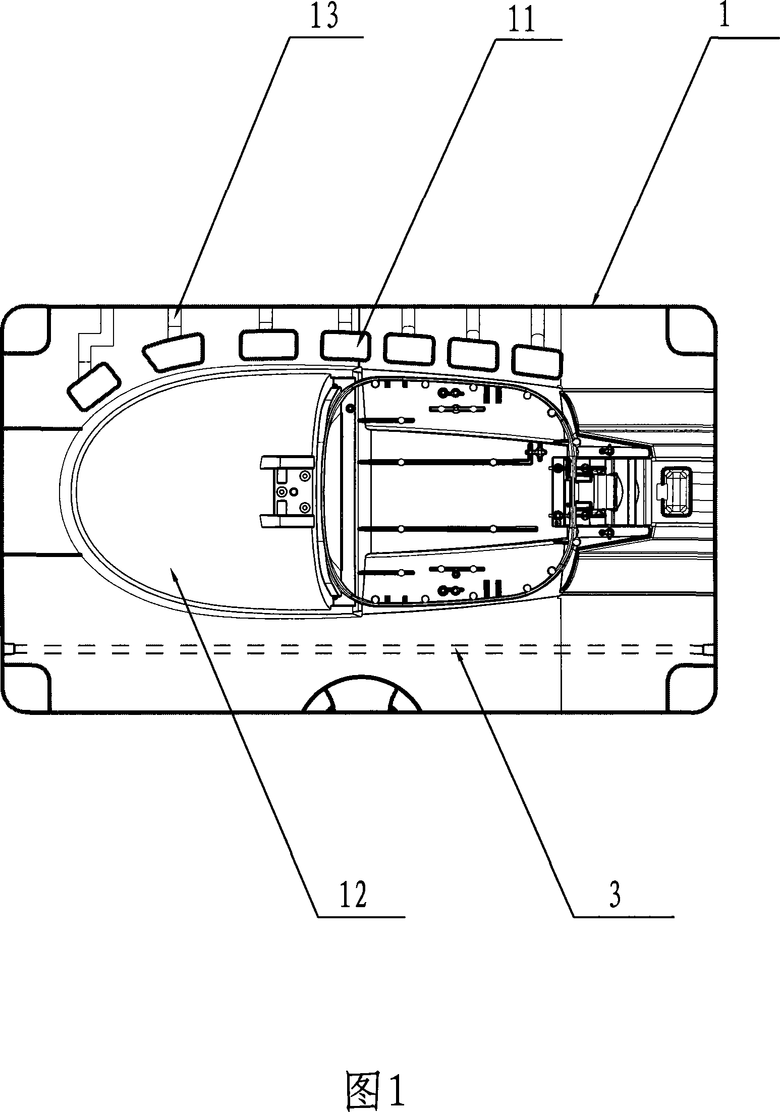 Mold for producing lamp frame reflecting body of selenium lamp