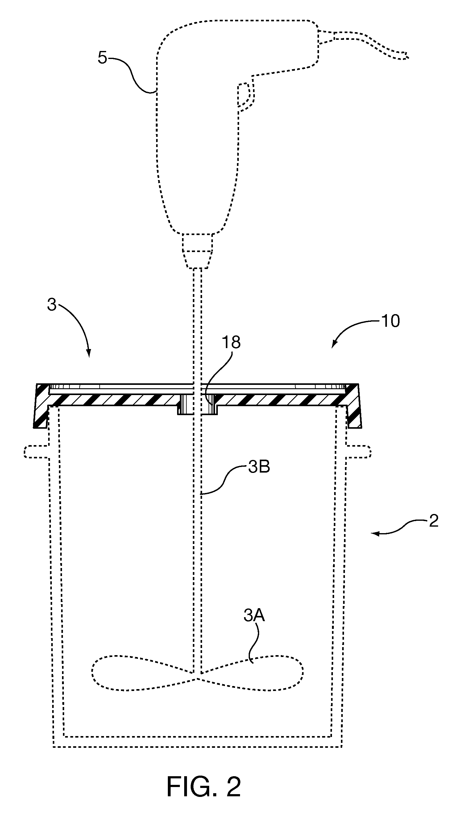 Pouring and mixing lid for cylindrical containers