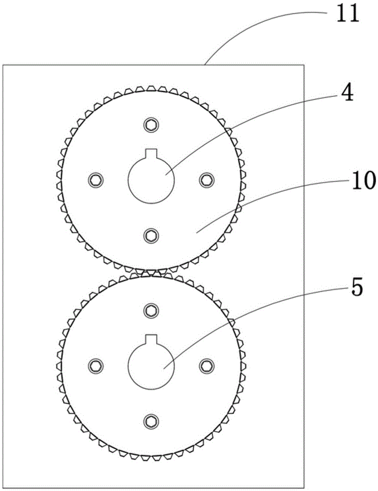 A rotary printing online punching device