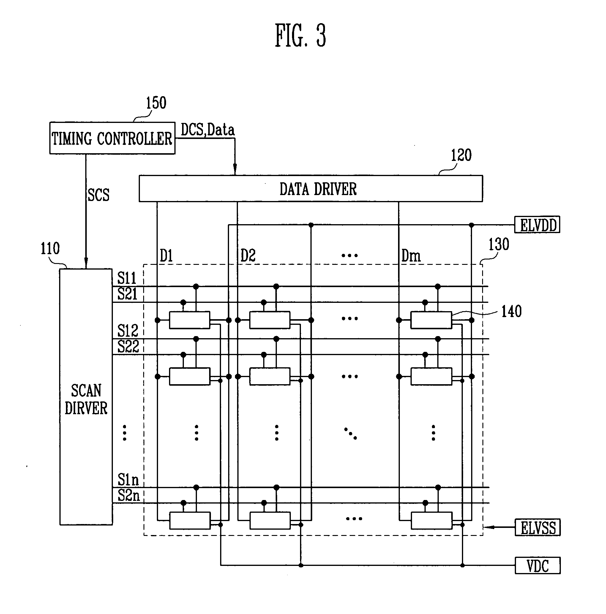 Pixel circuit, organic light emitting display using the pixel circuit and driving method for the display