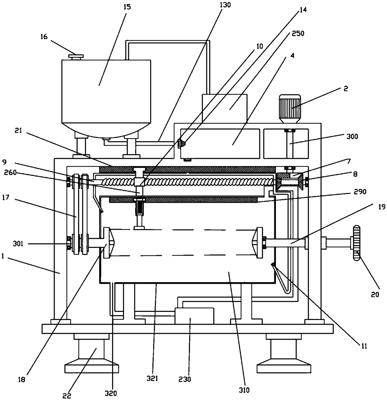 Industrial pipeline painting device