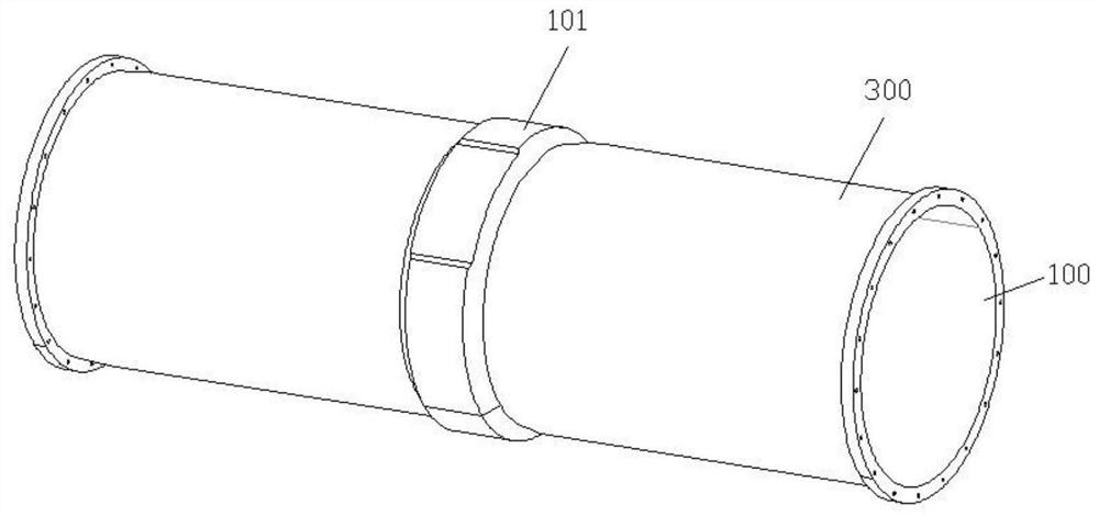 Lightweight thermal insulation device for composite material cylinder and manufacturing method thereof