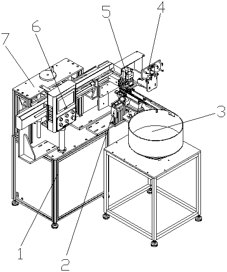 Automatic implanting machine for screws