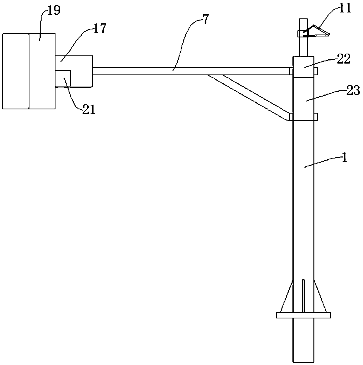 Traffic monitoring video detection device and method