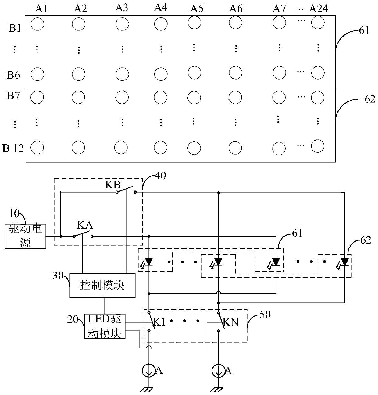 local DIMMING backlight drive circuit and electronic equipment