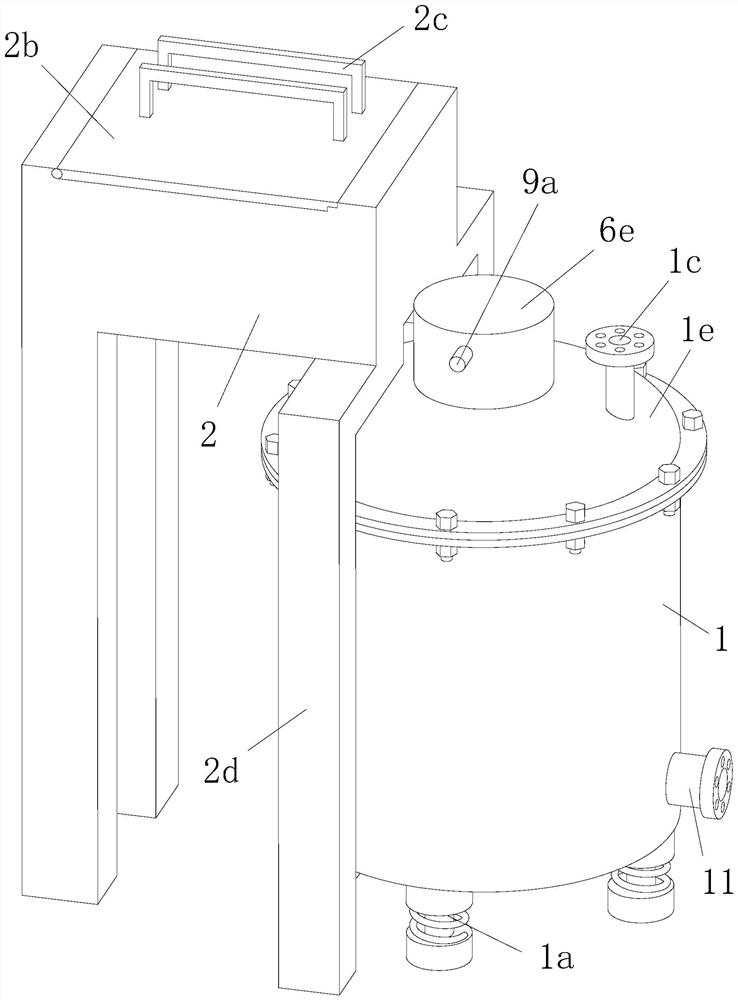 Copper dissolving tank with stirring and shoveling functions for copper foil production