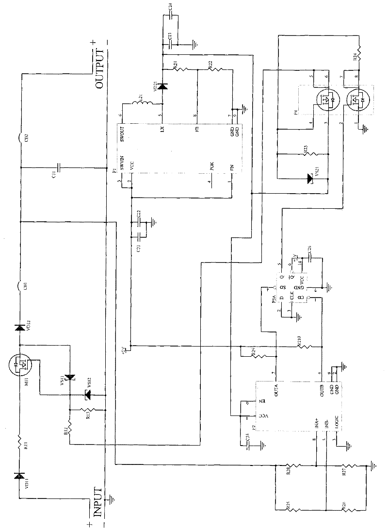 Control circuit capable of preventing supervoltage and preventing surge voltage