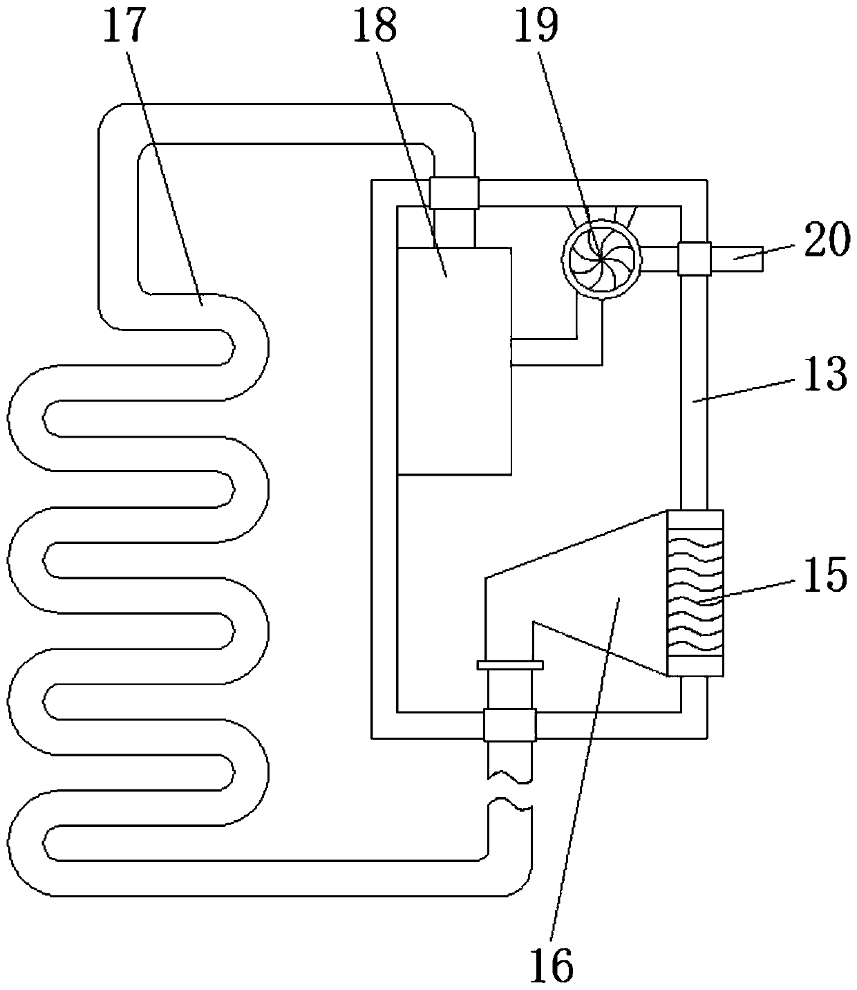 A high-efficiency and energy-saving heat pump for home heating