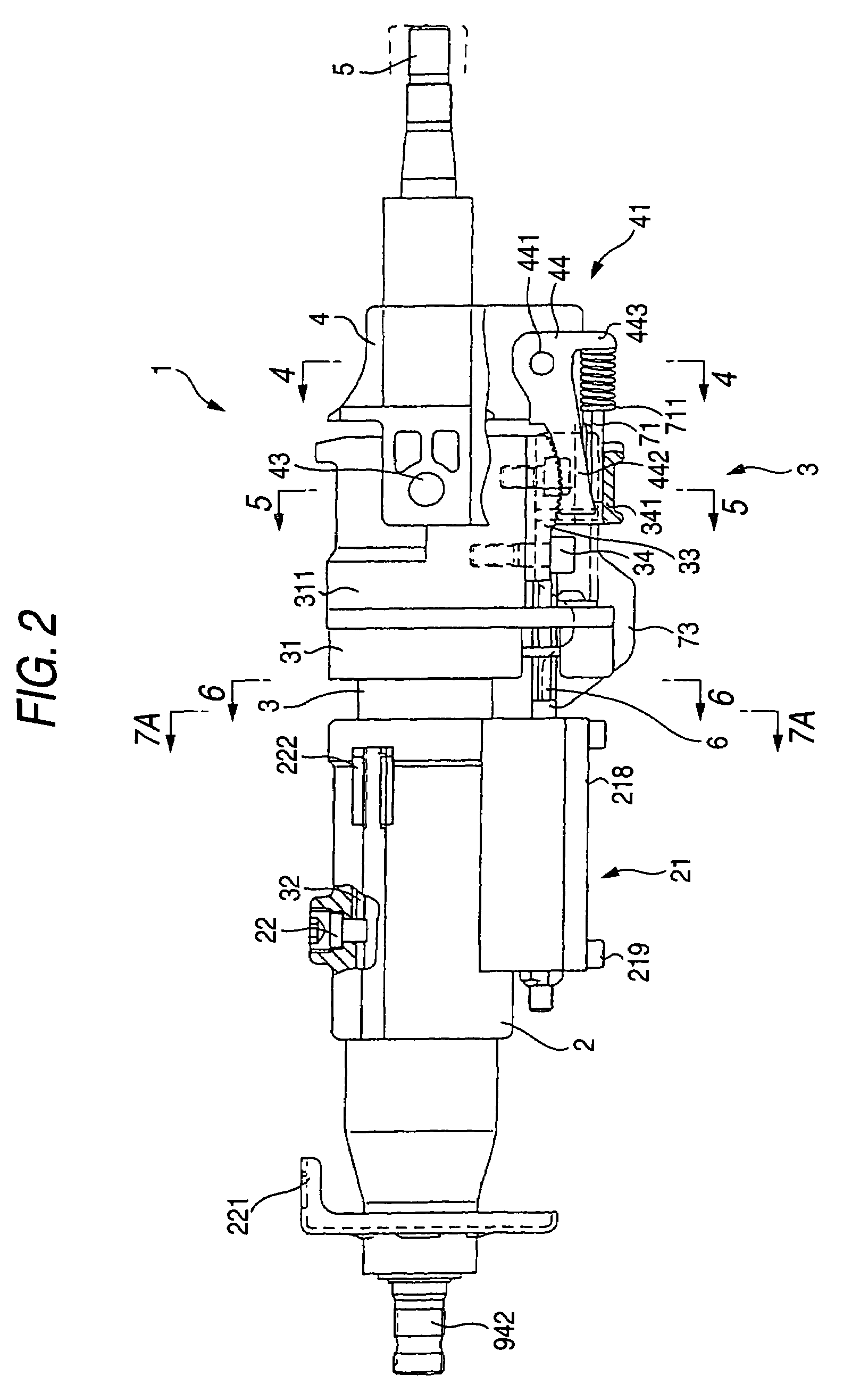 Steering column apparatus