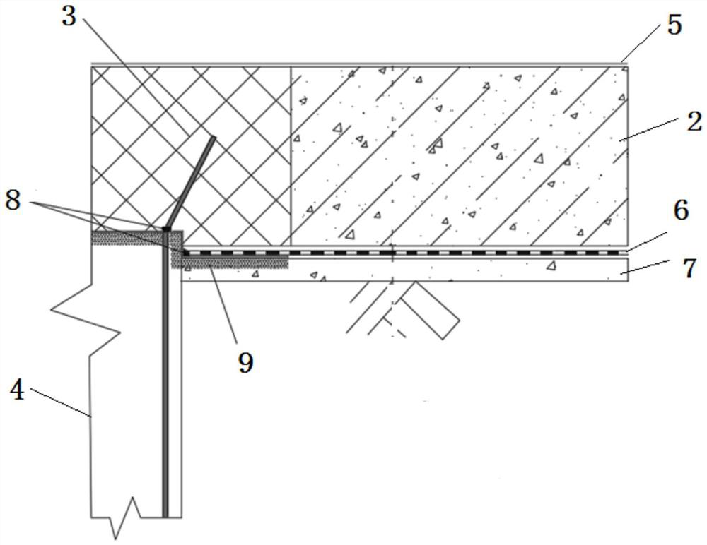 Large bottom plate modular structure under time-limited condition and construction method