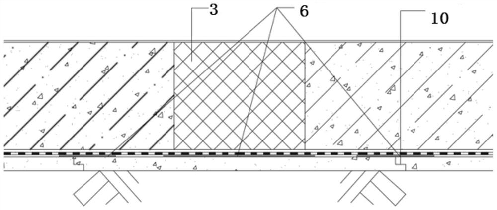 Large bottom plate modular structure under time-limited condition and construction method