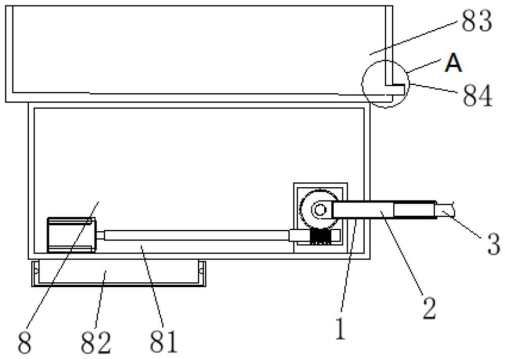 Riverway cleaning device for hydraulic engineering