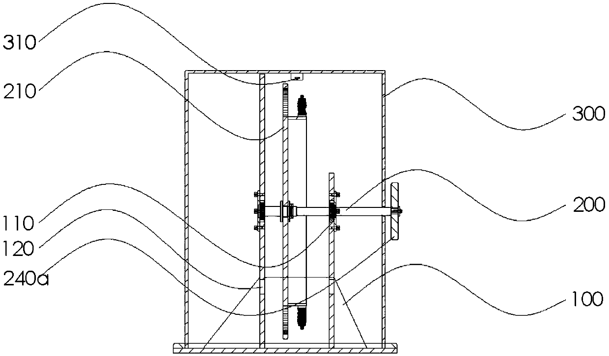 A dynamic three-dimensional demonstration device showing afterglow effect