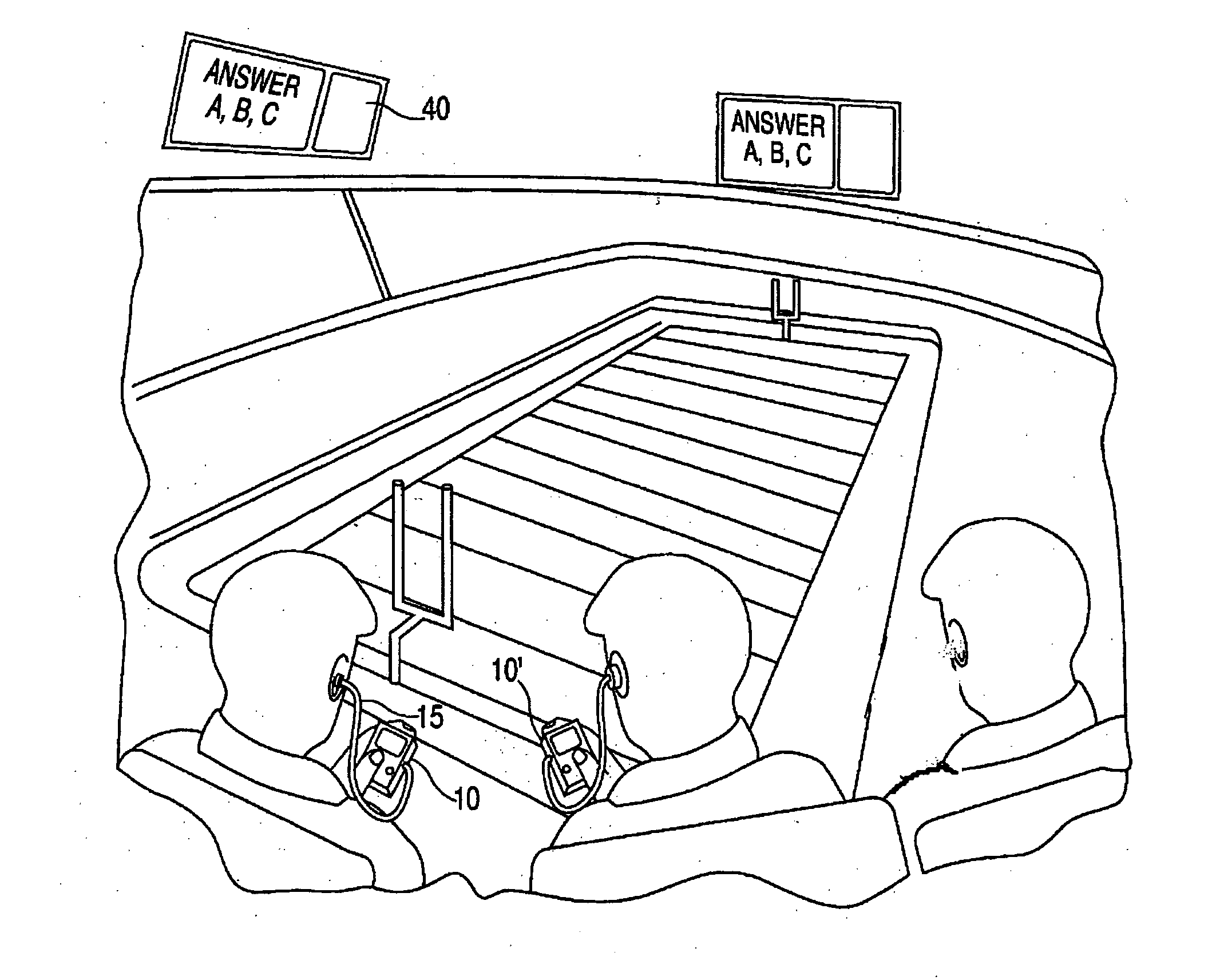 Method and apparatus for interactive audience participation at a live entertainment event