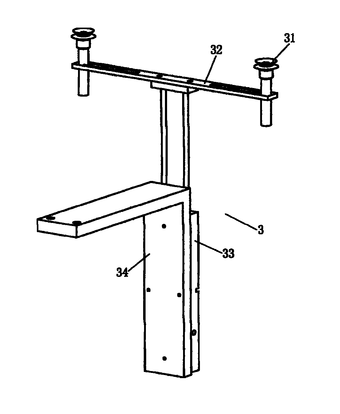 Bag-supplying type filling sealing machine