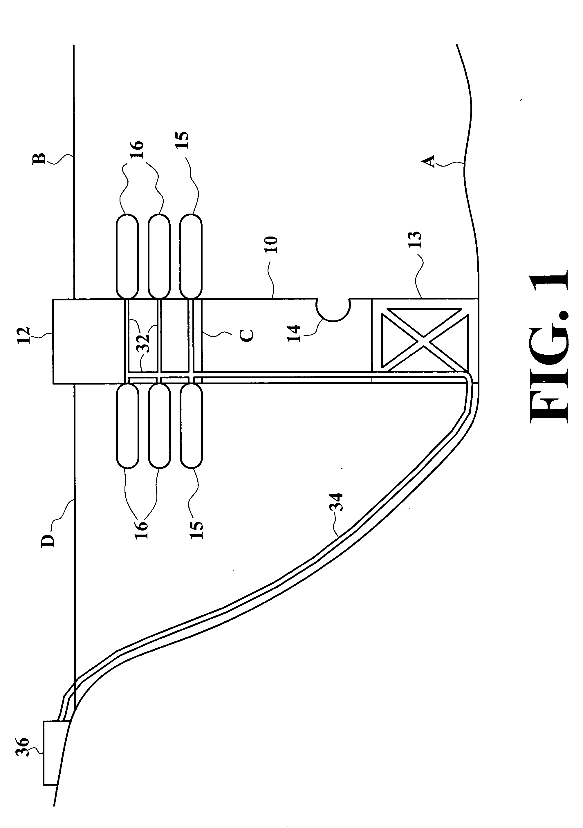 Seawater pressure-driven desalinization method using a gravity-driven brine return