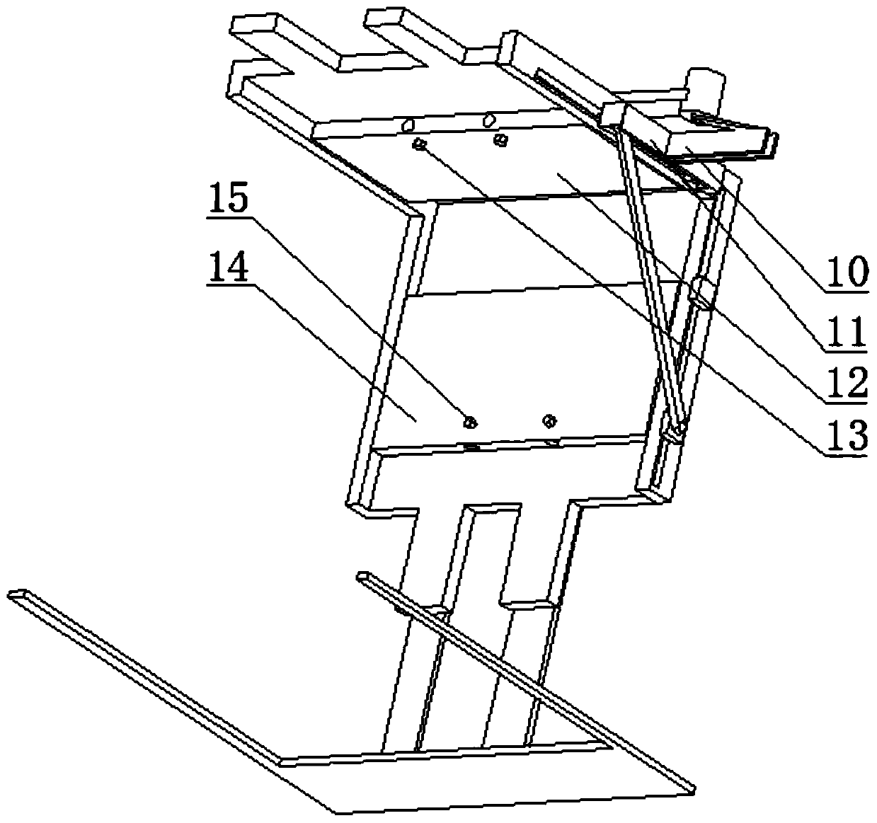 Computer case cleaning device