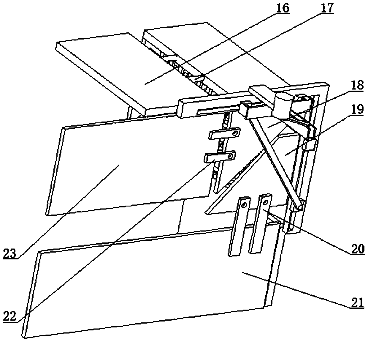 Computer case cleaning device