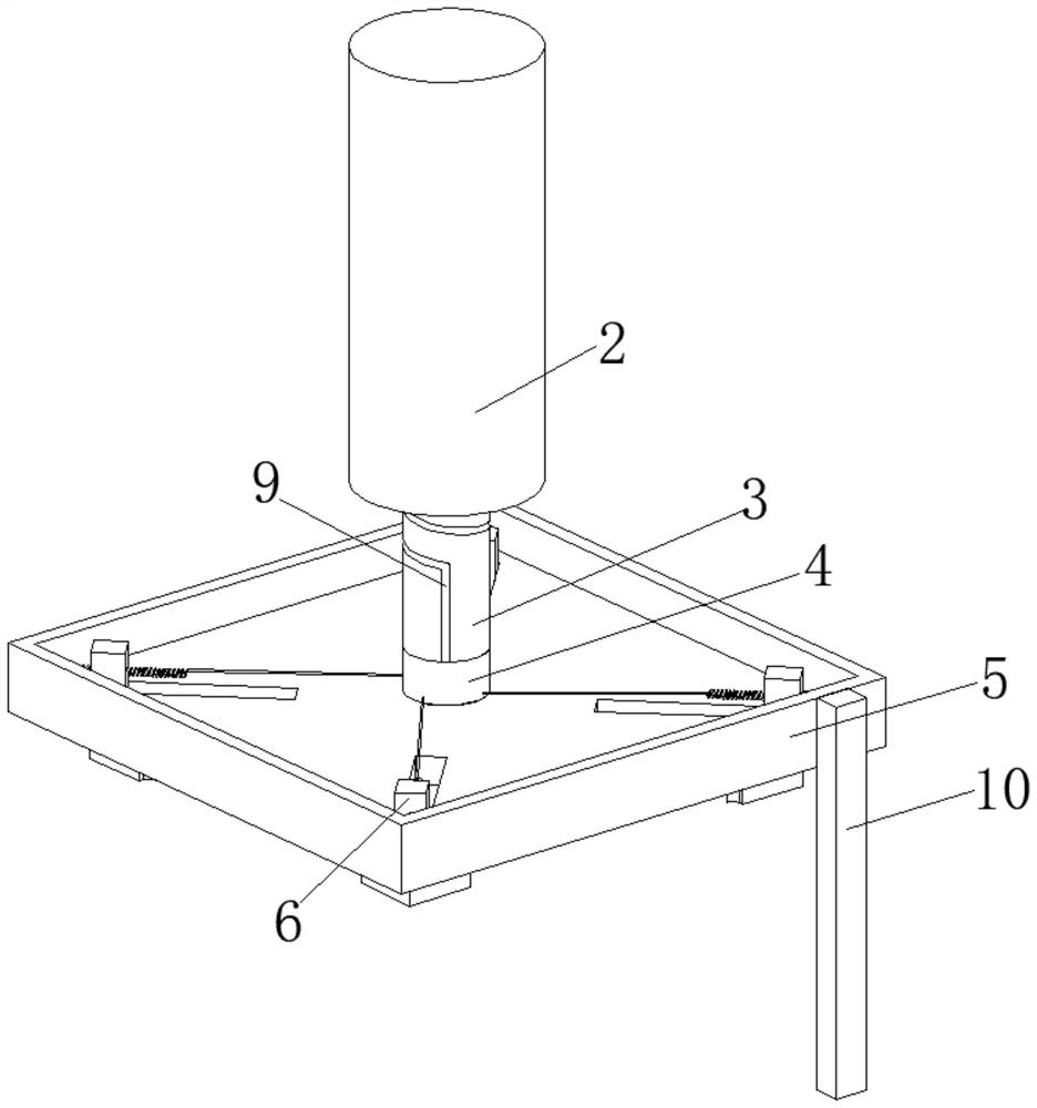 Automatic pressing device for insulation board production