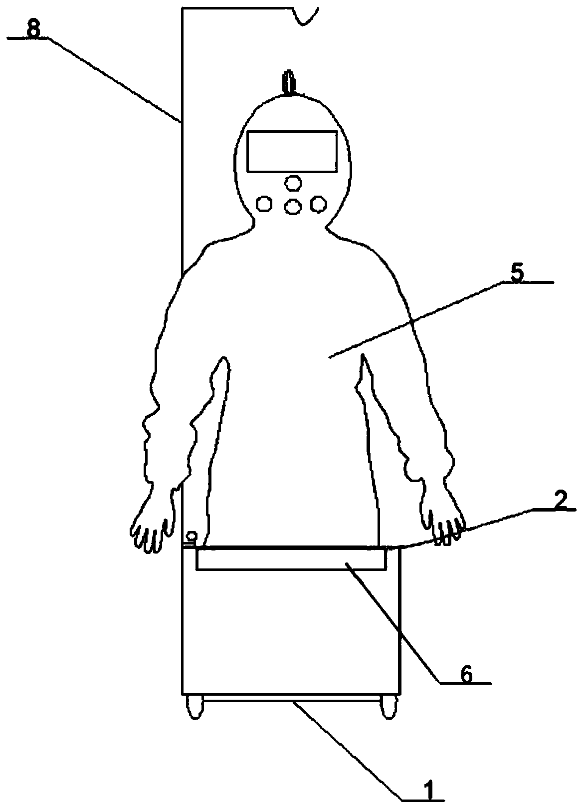 Multifunctional positive-pressure totally-closed protection vehicle