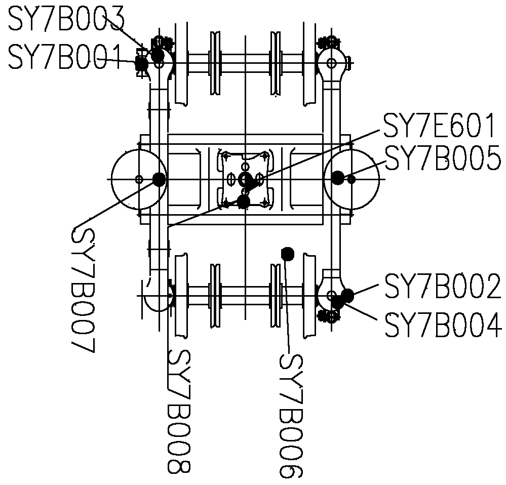 Noise source identifying and testing method for high speed train