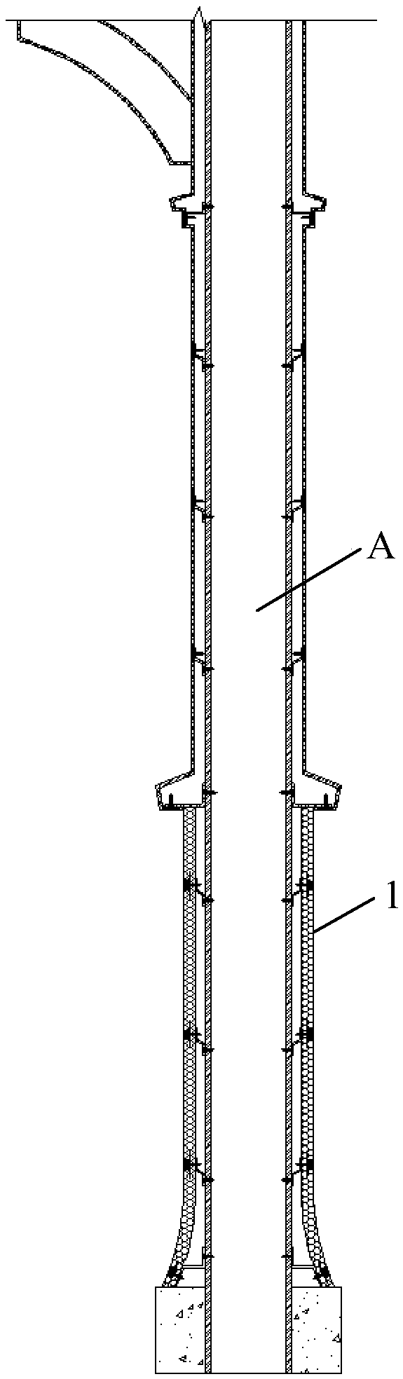 Filler, filler construction process and filler curing structure