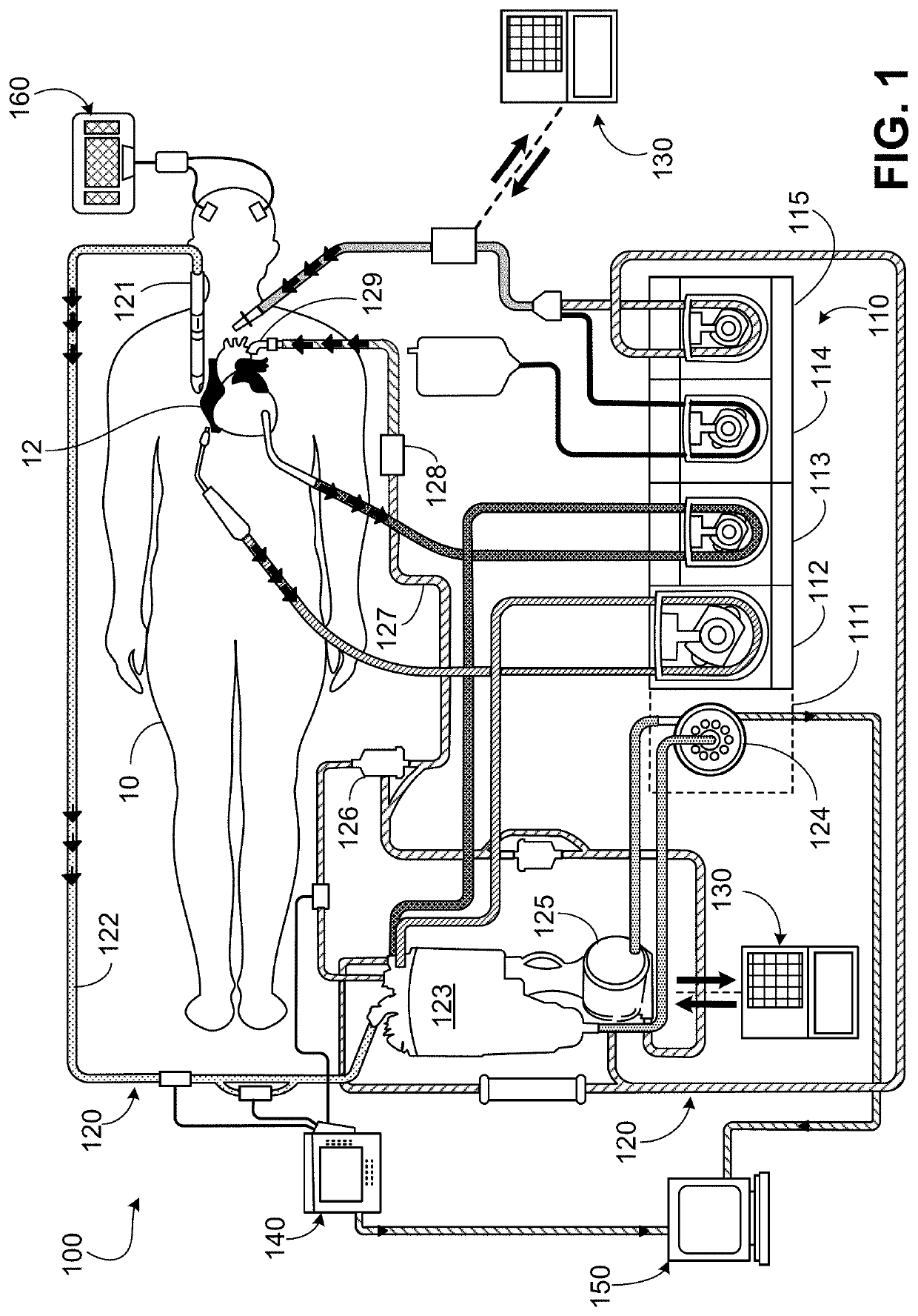 Heart-lung machine with augmented reality display