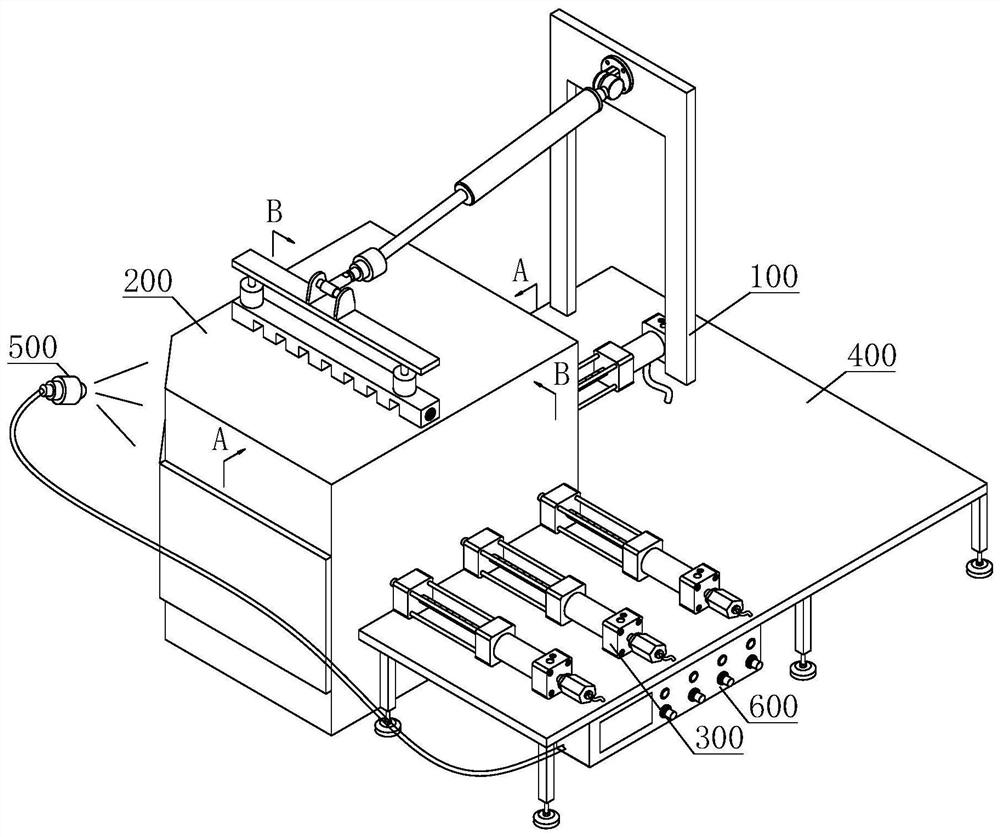 Cable-stayed bridge cable bent tower anchoring area prestressed reinforcement impact protection test device and method