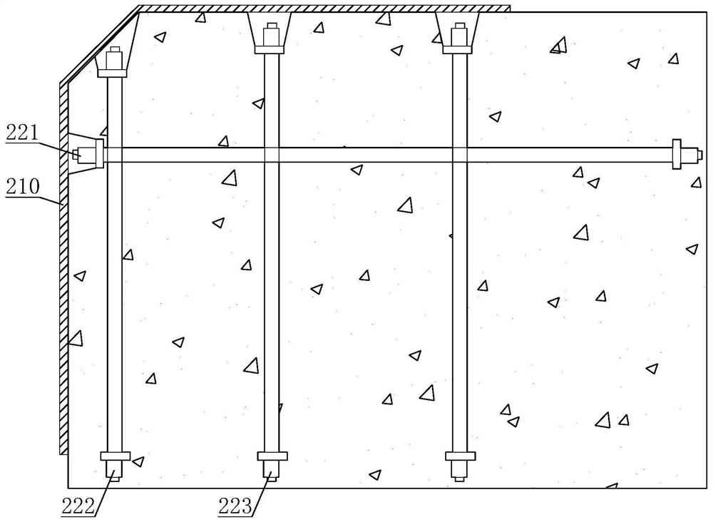 Cable-stayed bridge cable bent tower anchoring area prestressed reinforcement impact protection test device and method