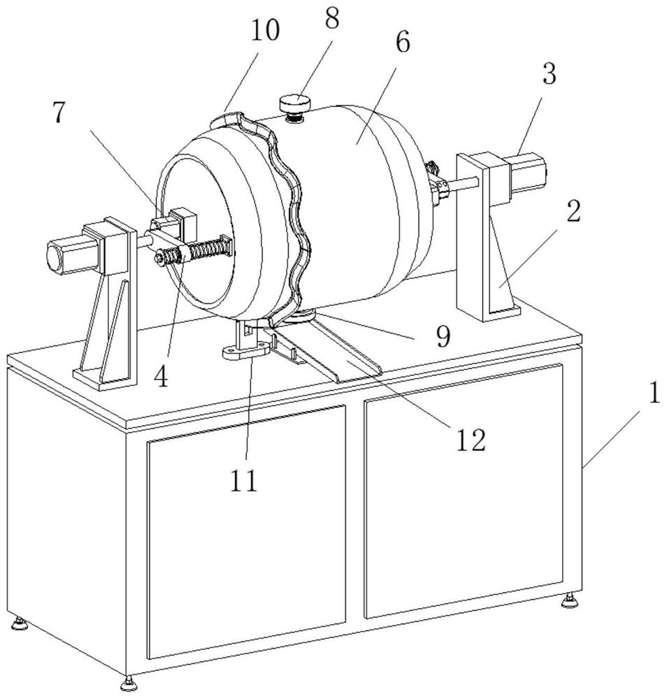 Three-dimensional stirring equipment for diamond powder