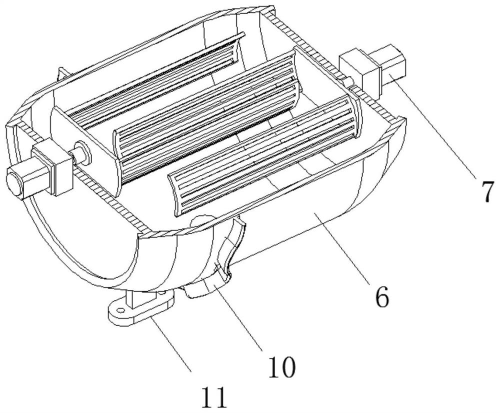 Three-dimensional stirring equipment for diamond powder